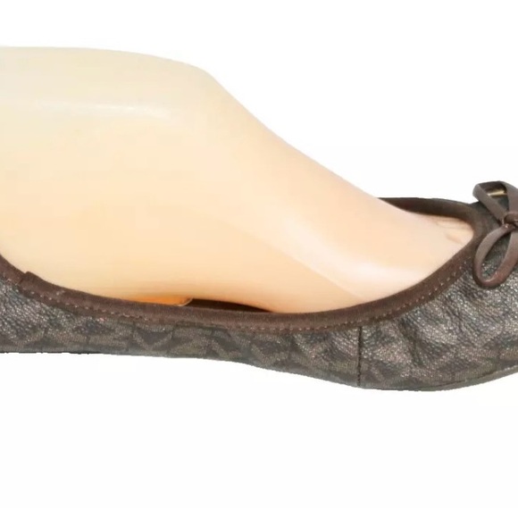Michael Kors Juliette Ballet Flat in Brown Size 9 - Picture 4 of 9